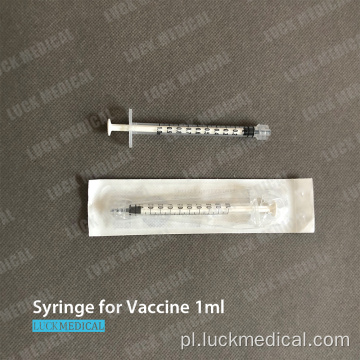 Pusta szczepionka na strzykawkę dla Covid 1 ml